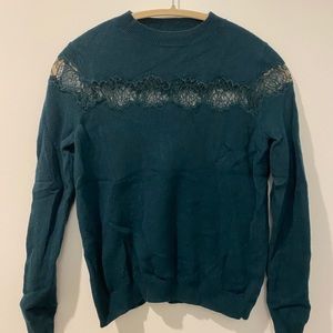 Sezane Hella Jumper Green size S